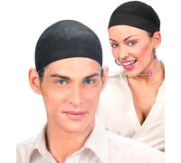 WIDMANN MILANO PARTY FASHION - Set di retine per parrucche, 2 pezzi, taglia unica per adulti, elasticizzate, carnevale, teatro, palcoscenico