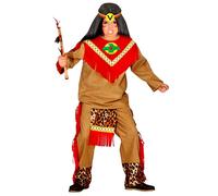WIDMANN MILANO PARTY FASHION - costume da indiano per bambini, abito, capo tribù, costumi in maschera