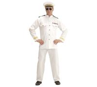 Widmann Navy Captain (Jacket, Pants, Hat) (M) White