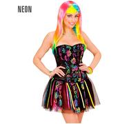Widmann Neon Fantasy Girl (Dress) (XL) Yellow