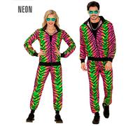 Widmann Neon Rave Animalier Party Fashion Tracksuit (Jacket, Pants) (XL) Neon -