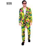 Widmann Neon Tropicana Party Fashion Suit (Jacket, Pants) (L) Neon - Yellow