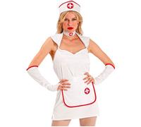 Widmann Nurse (Dress, Apron, Gloves, Choker, Headpiece) (S) White
