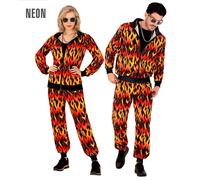 Widmann On Fire Party Fashion Tracksuit (Jacket, Pants) (XL) Red