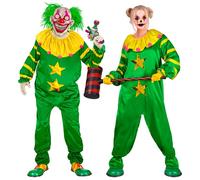 Widmann Outer Space Horror Clown (Jumpsuit) (M) Green