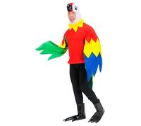 W WIDMANN MILANO Party Fashion - Costume da pappagallo, costume, maschera, zampe, carnevale, festa a tema
