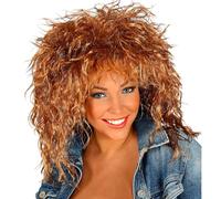 WIDMANN - Parrucca Rock Star Anni 80 Donna, Multicolore, Normal, 00629