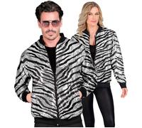 Widmann Party Fashion Bomber (Animalier Tiger Sequin Bomber) (XXL) Orange