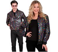 W WIDMANN MILANO Party Fashion - Moda Party Giacca bomber, giacca di paillettes, gilet, outfit da festa, discoteca