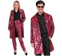Widmann Party Fashion Coat (Pink Animalier Sequin Coat) (S/M) Pink