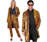 Widmann Party Fashion Coat (Rainbow Animalier Tiger Sequin Coat) (XXL) Rainbow