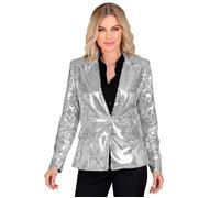 Widmann Party Fashion Jacket (Silver Sequin Jacket) (XL) Silver