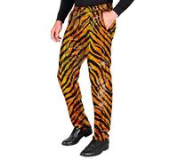 Widmann Party Fashion Pants (Animalier Leopard Sequin Pants) (XL) Gold