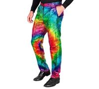 Widmann Party Fashion Pants (Rainbow Sequin Pants) (XL) Rainbow