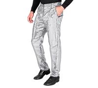 W WIDMANN MILANO Party Fashion - Party Fashion pantaloni in paillettes da uomo, Disco Fever, pantaloni da uomo