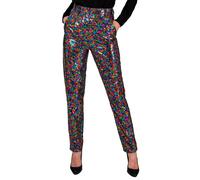 W WIDMANN MILANO Party Fashion - Party Fashion pantaloni in paillettes da uomo, Disco Fever, pantaloni da uomo
