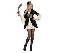 CARNEVALE COSTUME VESTITO CAPITANO PIRATA SEXY DONNA TAGLIA L