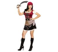 Widmann Pirate (Dress, Belt, Bandana) (S) Different Colors