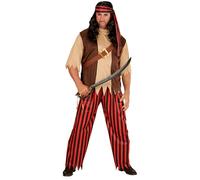 Widmann Pirate (Shirt With Vest And Belt, Pants, Head Scarf) (L) Different Color