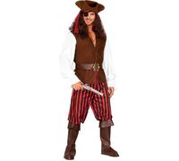 CARNEVALE COSTUME VESTITO IL PIRATA UOMO TAGLIA M