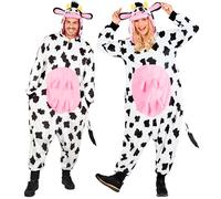Widmann Plush Onesie Cow (Hooded Jumpsuit) (L/XL) Different Colors