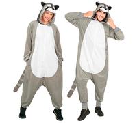 Widmann Plush Onesie Racoon (Hooded Jumpsuit) (L/XL) Different Colors