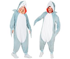 Widmann Plush Onesie Shark (Hooded Jumpsuit) (S/M) Different Colors