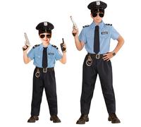COSTUME VESTITO ABITO TRAVESTIMENTO CARNEVALE BAMBINO POLIZIOTTO