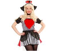 Widmann Queen Of Hearts (Dress, Choker With Collar, Headpiece) (M) Different Col