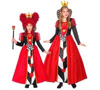 COSTUME REGINA DI CUORI TG. 8/10 ANNI WIDMANN