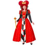 W WIDMANN MILANO Party Fashion - Costume Regina di Cuori, abito, corona, costume da favola