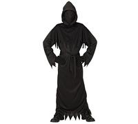 Widmann Reaper (Hooded Robe With Invisible Face Mask, Belt) (140 cm / 8-10 Years