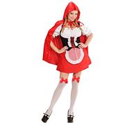 Widmann Red Capelet (Shirt With Corset, Skirt With Apron, Hooded Capelet) (S) Re