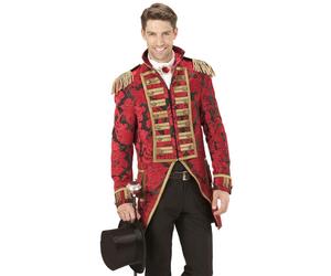 Widmann Red Jacquard Parade Coat For Man (S) Red