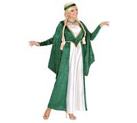 Widmann Renaissance Queen Velvet - Blue - (Dress, Headpiece) (XXL) Blue