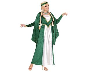 Widmann Renaissance Queen Velvet - Blue - (Dress, Headpiece) (XXL) Blue