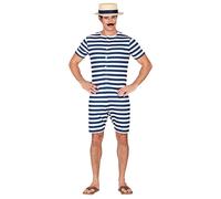Widmann Retro Bathing Suit (Jumpsuit) (M) Blue