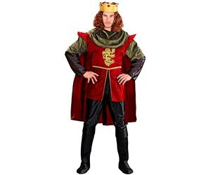 Widmann Royal Knight (Coat, Cape, Pants, Boot Covers, Crown With Gems) (S) Diffe