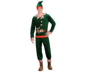 Widmann Santa's Little Helper Elf (Coat, Pants, Shoe Covers, Hat With Ears) (L)