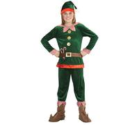 Widmann Santa's Little Helper Elf (Dress, Hat With Ears And Plaits) (158 cm / 11