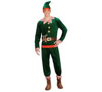 Widmann Santa's Little Helper Elf (Dress, Hat With Ears And Plaits) (L) Differen