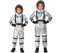 Widmann Silver Astronaut (Jumpsuit, Helmet) (XL) Silver