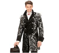 Widmann Silver Jacquard Parade Coat For Man (M) Silver