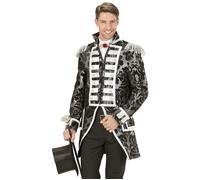 Widmann Silver Jacquard Parade Coat For Man (S) Silver