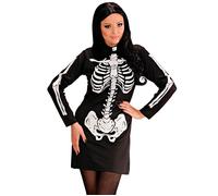 Widmann Skeleton Girl (Dress) (M) Black