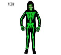 Widmann Skeleton (Hooded Jumpsuit) (158 cm / 11-13 Years) Black