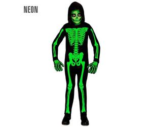 Widmann Skeleton (Hooded Jumpsuit) (158 cm / 11-13 Years) Black