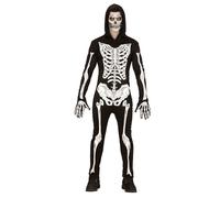 Widmann Skeleton (Hooded Jumpsuit, Gloves) (L) Black