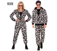 Widmann Skulls Party Fashion Tracksuit (Jacket, Pants) (S) Black