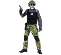 Widmann Soldier (Coat, Pants, Basco) (158 cm / 11-13 Years) Camouflage